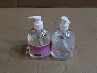 2 x alcoholgel met dispenser (500ml) - afbeelding 1 van  3