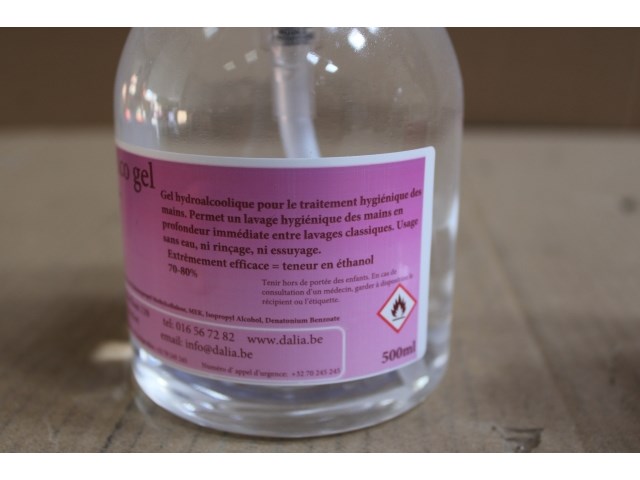 2 x alcoholgel met dispenser (500ml) - afbeelding 3 van  3