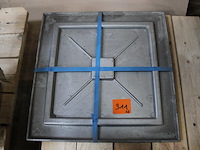 2 x alu deksel enkel bodem 400x400 - afbeelding 1 van  1