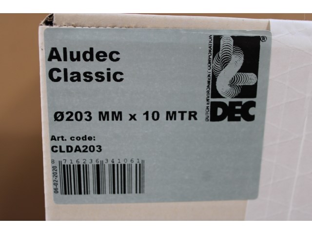 2 x aludec classic aluminium flexibel ø203 - 10 meter - afbeelding 1 van  2