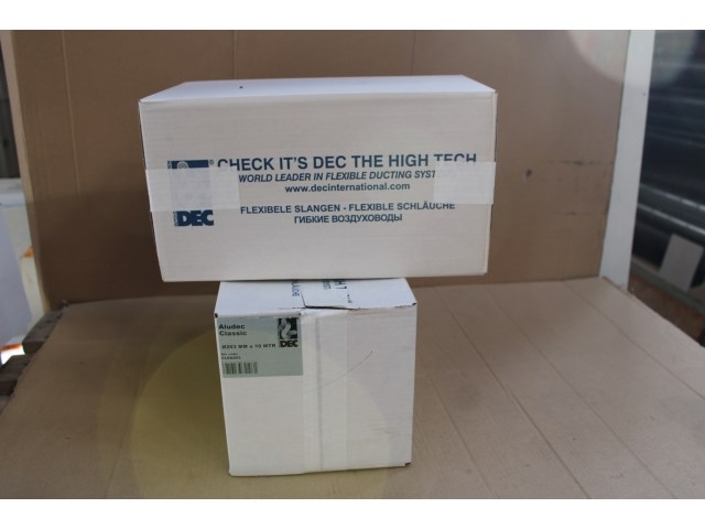 2 x aludec classic aluminium flexibel ø203 - 10 meter - afbeelding 2 van  2