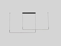 2 x alura linear hanglamp zand zwart 100cm&100cm duo lijn 40w led cct 3 kleur & 3 stappen dimmen - afbeelding 3 van  9