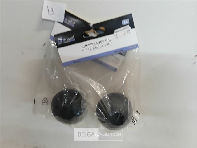 2 x amerikaanse bal voor wc aflaat 2 assorti - afbeelding 2 van  3