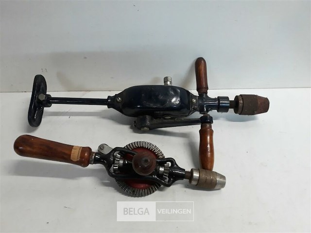 2 x antiek boormachine - afbeelding 3 van  3