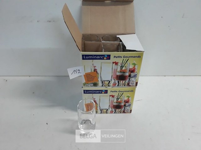 2 x apero glaasjes 6 stuks 6cl - afbeelding 2 van  3