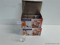 2 x apero glaasjes 6 stuks 8cl - afbeelding 1 van  2