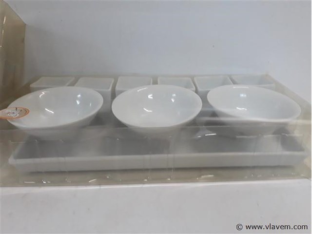 2 x apero schaaltjes op bord 10 delig - afbeelding 2 van  2