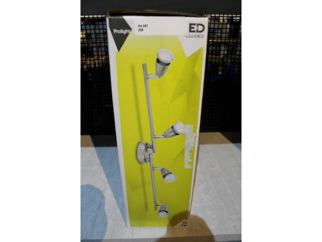 2 x armatuur met 4 led spots 3w = 32 w beweegbare armen - afbeelding 1 van  2