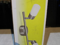 2 x armatuur met ledspots aluminium - afbeelding 1 van  2