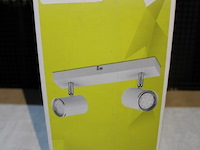 2 x armatuur met ledspots wit - afbeelding 1 van  2