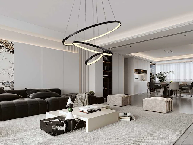 2 x aurora 360 design armatuur zilver - afbeelding 3 van  5