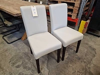 2 x b-seated interieurstoel boston - houten poot kleur wengé - afbeelding 5 van  7