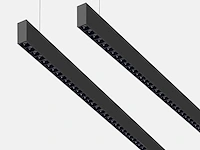 2 x b52 led design pendel armatuur zwart