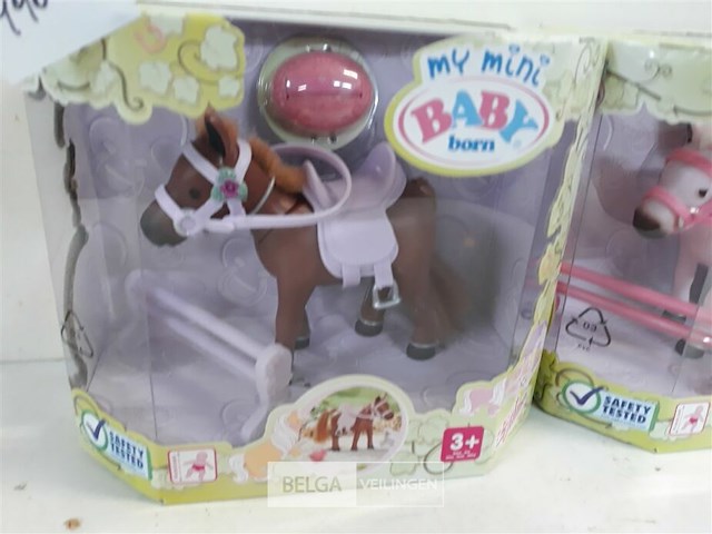 2 x baby born paard 2 assorti - afbeelding 3 van  3
