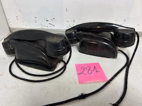 2 x bakelieten telefoon - afbeelding 1 van  2