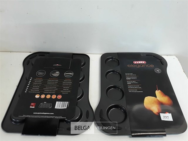 2 x bakplaat pyrex 37x28 cm - afbeelding 1 van  3