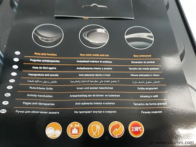 2 x bakplaat pyrex poffertjes 6,5 cm - afbeelding 2 van  2