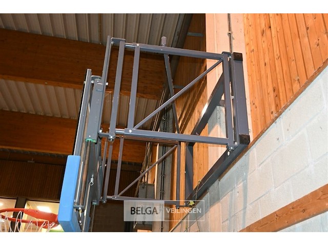 2 x basketbalring met plaat + muurbevestiging - afbeelding 2 van  11