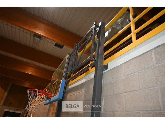 2 x basketbalring met plaat + muurbevestiging - afbeelding 7 van  11