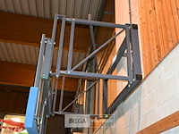 2 x basketbalring met plaat + muurbevestiging - afbeelding 2 van  11