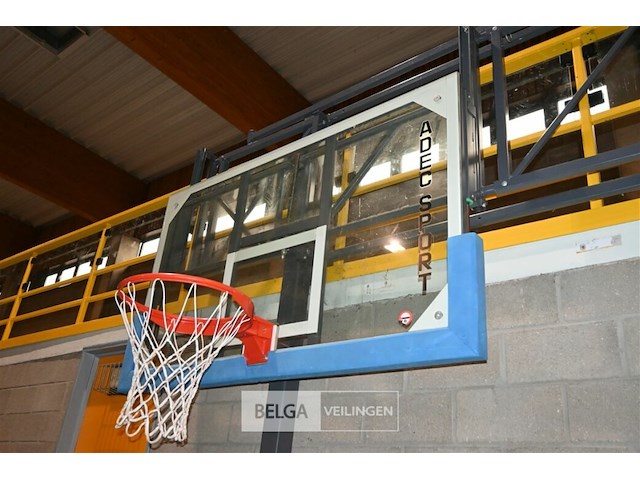 2 x basketbalring met plaat + muurbevestiging - afbeelding 6 van  11