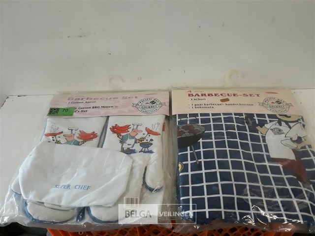 2 x bbq kokset 2 assorti - afbeelding 2 van  3