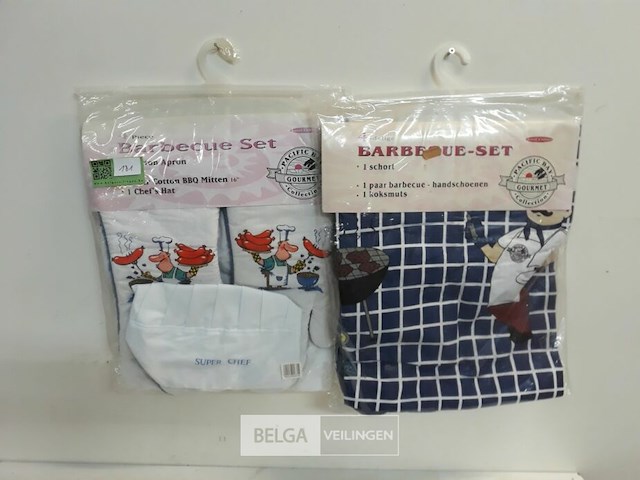 2 x bbq kokset 2 assorti - afbeelding 2 van  3