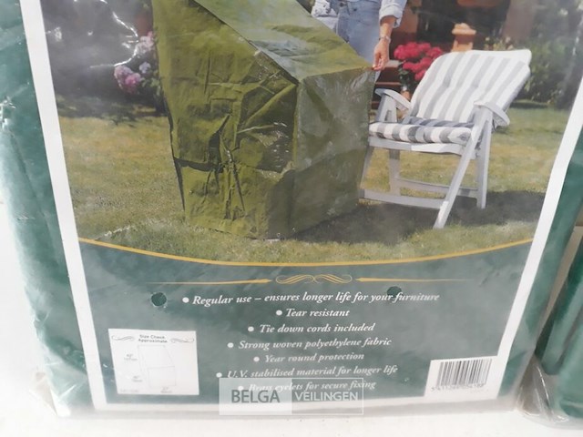2 x beschermhoes 4 tuinstoelen 107x69x76 cm - afbeelding 3 van  3
