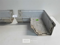 2 x binnenhoek 160mm licht grijs pvc regenafvoer - afbeelding 3 van  3