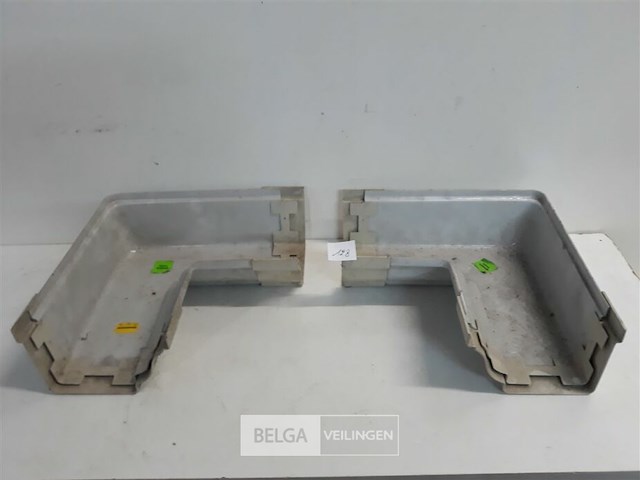 2 x binnenhoek 160mm licht grijs pvc regenafvoer - afbeelding 2 van  3