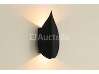 2 x bladvorm led wandlamp – 6w – 3500k neutraal wit – sw-239 - afbeelding 2 van  3