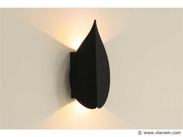 2 x bladvorm led wandlamp – 6w – 3500k neutraal wit – sw-239 - afbeelding 1 van  3