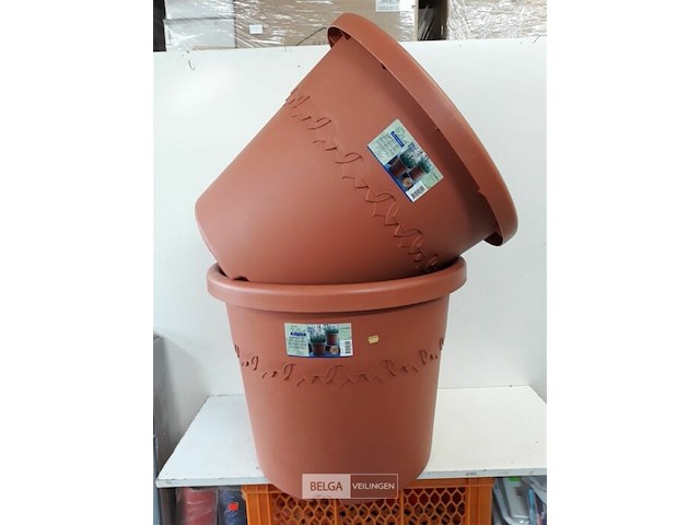 2 x bloempot rond dia 55 cm h 48 cm elho - afbeelding 1 van  3