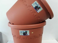 2 x bloempot rond dia 55 cm h 48 cm elho - afbeelding 2 van  3