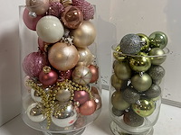 2 x bokaal met kerstbollen - afbeelding 1 van  1