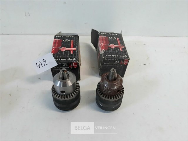 2 x boorkop 1,5-13 mm voor schroefmachine - afbeelding 1 van  3