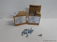 2 x boorschroef zeskant kop 4,8x19 mm 200 st - afbeelding 1 van  2