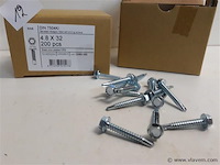 2 x boorschroef zeskant kop 4,8x32 mm 200 st - afbeelding 2 van  2