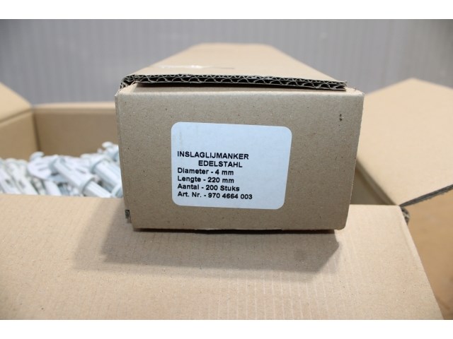 2 x borgh combifix lijm rvs a4 8x130/220 isolatie 30-80 (200 st) - afbeelding 3 van  3