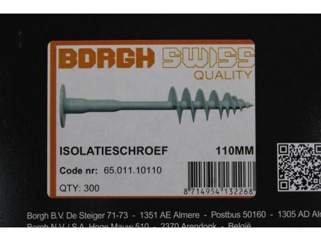 2 x borgh isolatieschroeven 110 - afbeelding 2 van  2