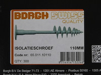 2 x borgh isolatieschroeven 110 - afbeelding 2 van  2