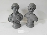 2 x borst-beeld 32x18 cm - afbeelding 3 van  3