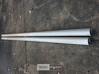 2 x buis pvc 4m 100mm dunwandig - afbeelding 1 van  3