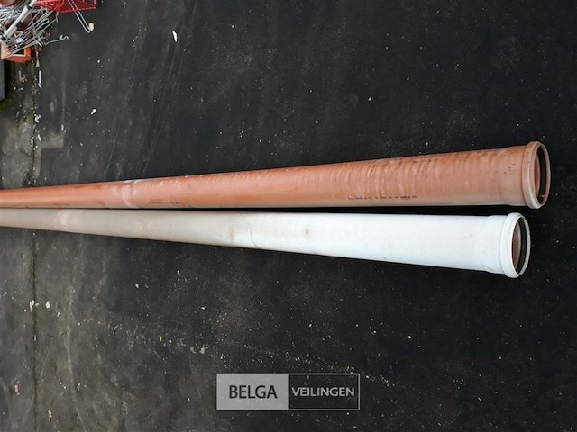 2 x buis pvc 5m 125mm dunwandig - afbeelding 1 van  3