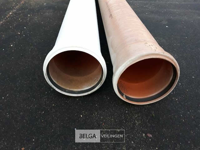 2 x buis pvc 5m 125mm dunwandig - afbeelding 3 van  3