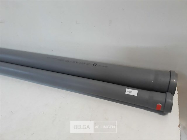 2 x buis pvc met dichting 1m 50-75mm - afbeelding 1 van  3