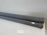 2 x buis pvc met dichting 1m 50-75mm - afbeelding 1 van  3