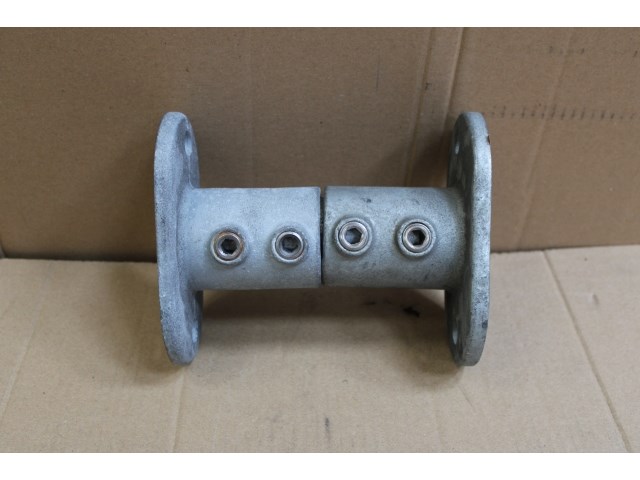 2 x buiskoppeling voetplaat hoog ø48 - afbeelding 1 van  2