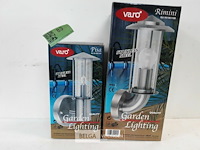 2 x buitenlamp inox rond 2 assorti - afbeelding 2 van  3