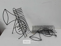 2 x cd/dvd rek als trompet - afbeelding 1 van  3